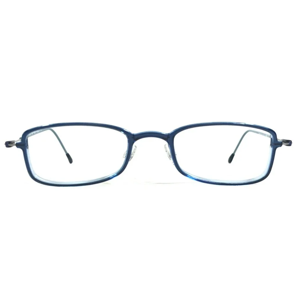 Silhouette Eyeglasses Frames M2820 760 6054 Blue Rectangular Full Rim 47-20-135